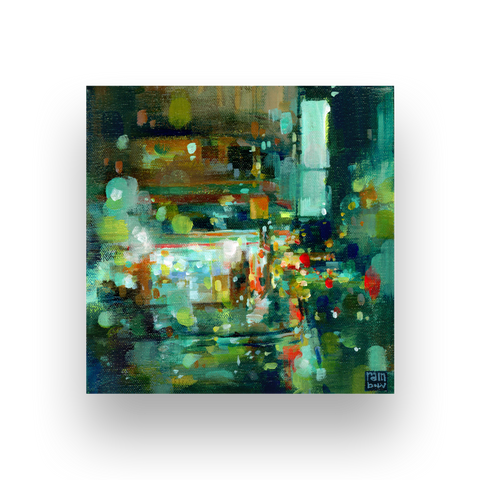 "Minted Night" 20x20cm (Original Painting)