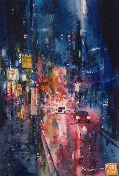 "Causeway Bay no.5" 26x18cm (Original Painting)