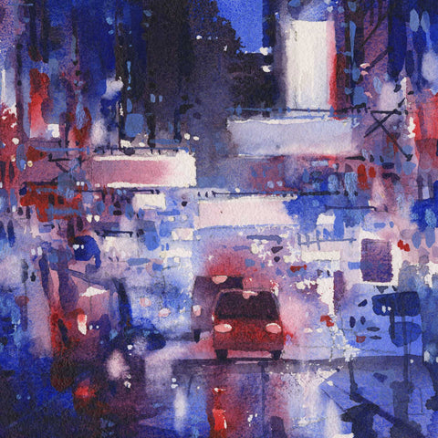 "Under the Moonlight" 26x18cm (Original Painting)