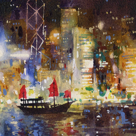 "Pearl of Orient no.16" 26x18cm (Original Painting)