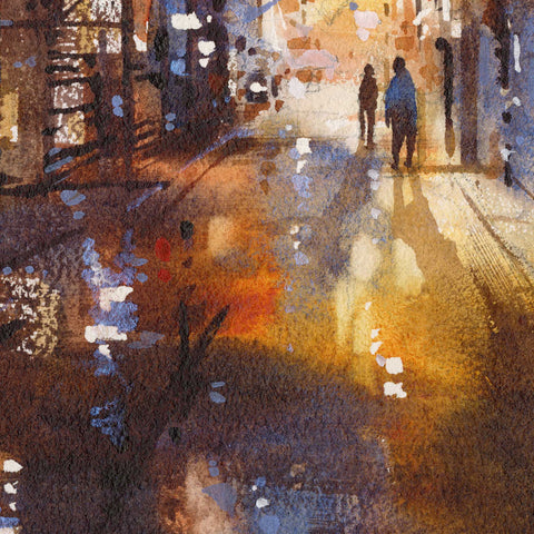 "At Closing" 28.5x28.5cm (Original Painting)