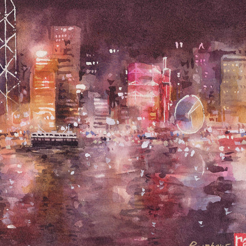 "Pearl of Orient no.15" 28.5x28.5cm (Original Painting)