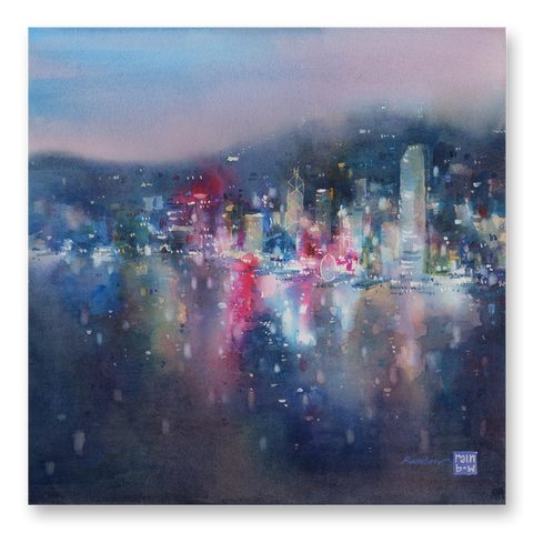 "Harbour no.7" 38x38cm (Original Painting)