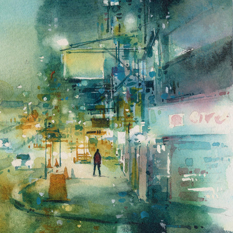 "Waiting" 26x18cm (Original Painting)