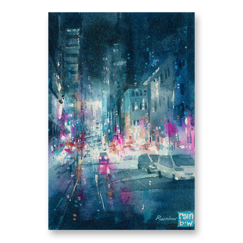 "Centre Street" 26x18cm (Original Painting)