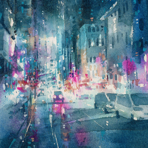 "Centre Street" 26x18cm (Original Painting)