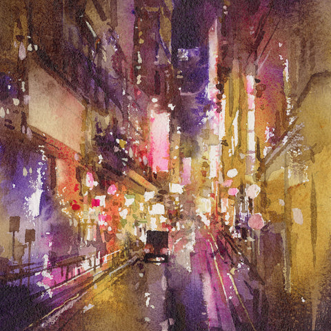 "D'Aguilar Street no.3" 26x18cm (Original Painting)