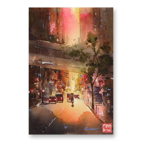 "Queen's Road Central no.3" 26x18cm (Original Painting)