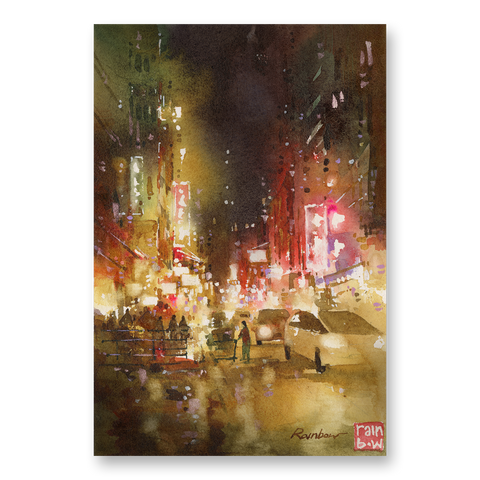 "Paused" 26x18cm (Original Painting)