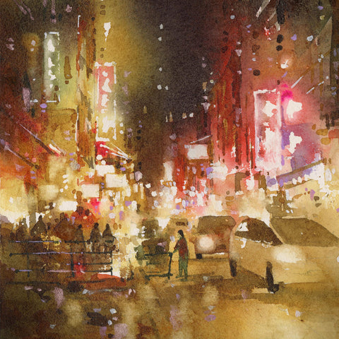 "Paused" 26x18cm (Original Painting)