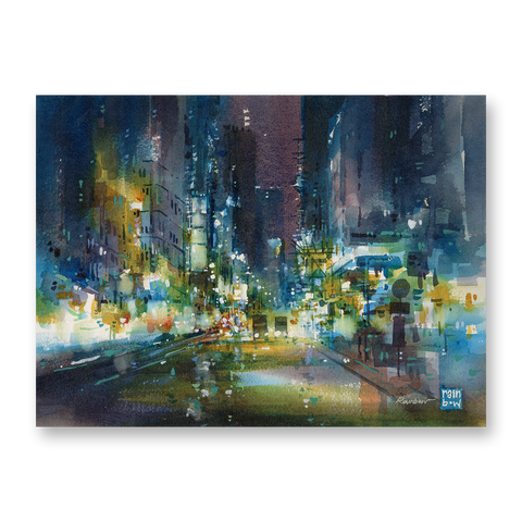 "At Nathan Road no.3" 28x38cm (Original Painting)