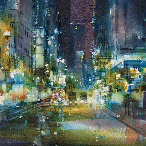 "At Nathan Road no.3" 28x38cm (Original Painting)