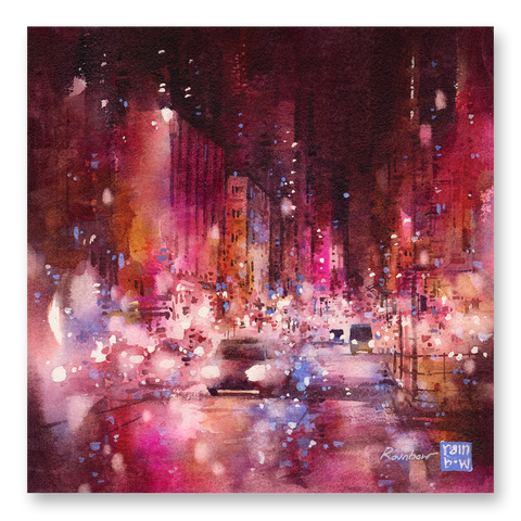 "Rose Tinted" 28.5x28.5cm (Original Painting)