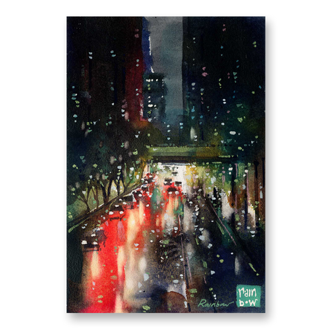"Rainfall" 26x18cm (Original Painting)
