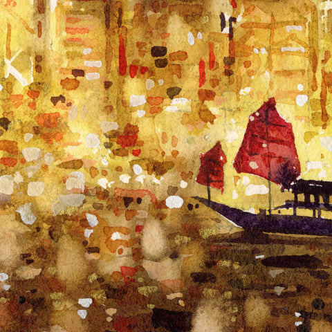 "Pearl of Orient no.27" 26x18cm (Original Painting)