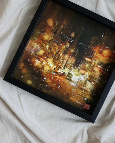 "Sheung Wan no.5" 28.5x28.5cm (Original Painting)