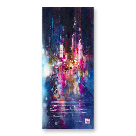 "Dancing Lights" 38x17cm (Original Painting)