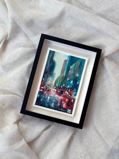 "Mirage in Blue" 26x18cm (Original Painting)