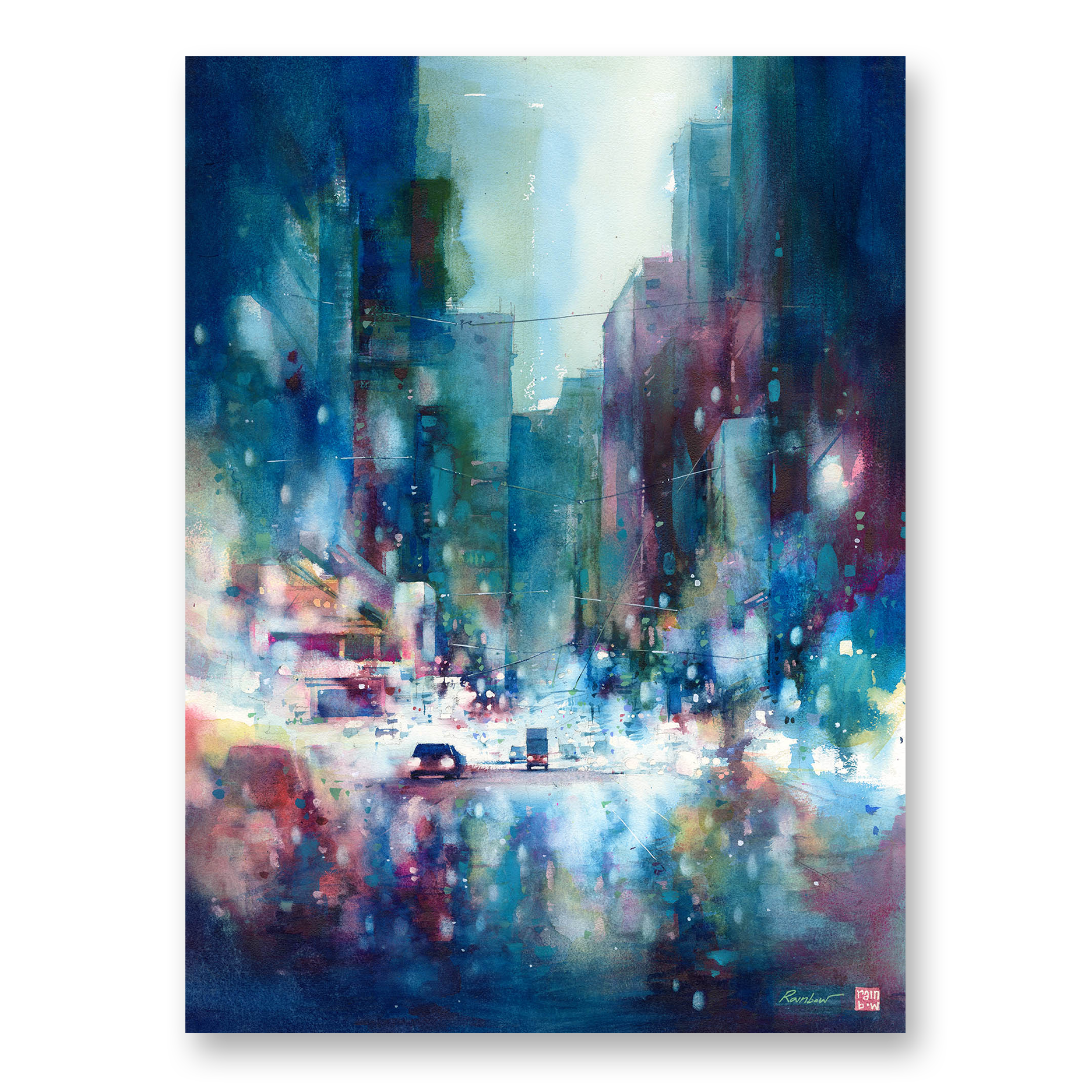 RAINB.W - “Western District No.11” Original Painting