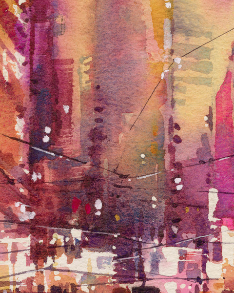 "Western District no.3" 38x28cm (Original Painting)