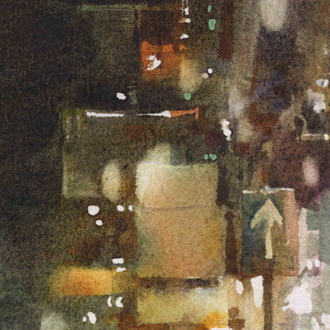 "It's Raining" 32x14cm (Original Painting)