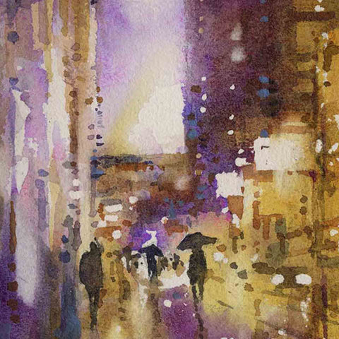 "Queen's Road Central" 26x18cm (Original Painting)