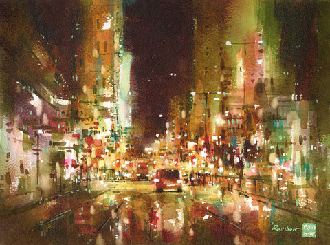 (FULL) WORKSHOP: 城市夜景水彩工作坊 Light and Color in Night Cityscapes - Watercolor Workshop (March 2023)