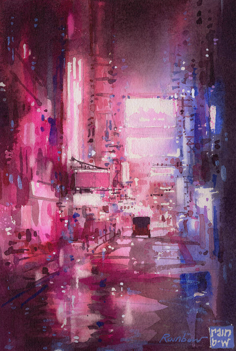 How I Paint a Rainy Cityscape in Watercolor: A Simple Step by Step Breakdown