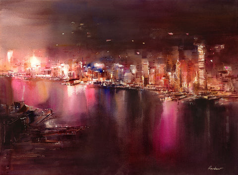 31 Stunning City Paintings by Watercolor Artist RAINB.W