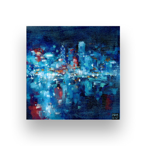 "Midnight Sapphire" 20x20cm (Original Painting)