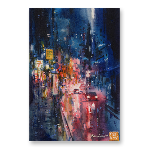 "Causeway Bay no.5" 26x18cm (Original Painting)
