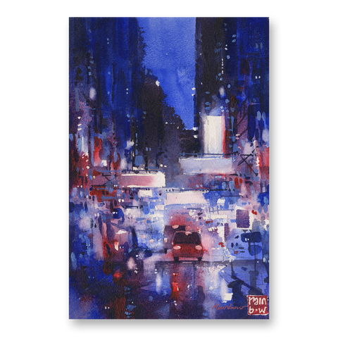 "Under the Moonlight" 26x18cm (Original Painting)