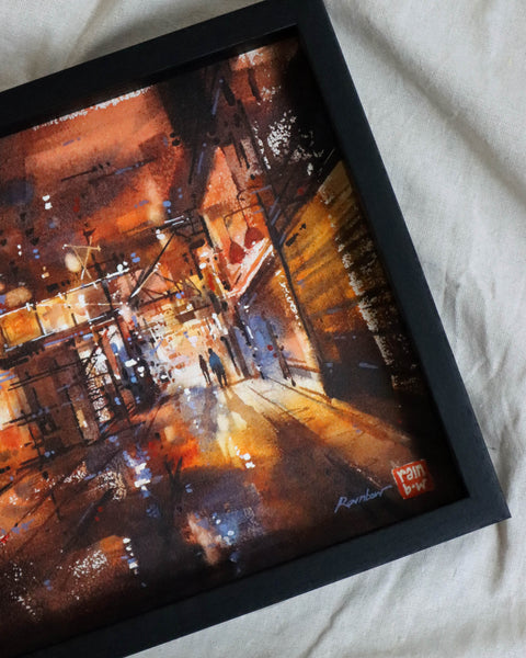 "At Closing" 28.5x28.5cm (Original Painting)