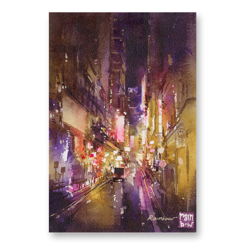 "D'Aguilar Street no.3" 26x18cm (Original Painting)