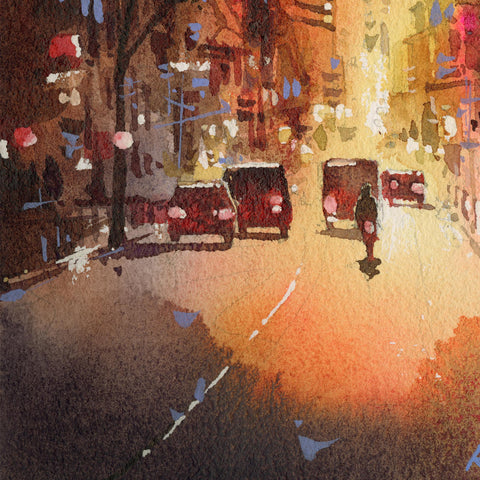 "Queen's Road Central no.3" 26x18cm (Original Painting)