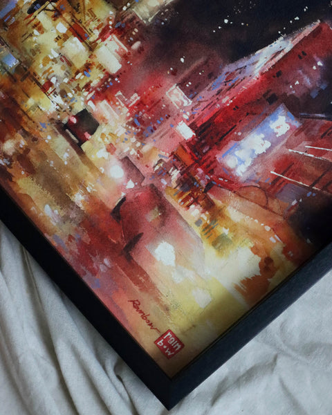 "Memory Lane no.3" 38x38cm (Original Painting)