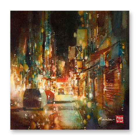 "Sheung Wan no.2" 28.5x28.5cm (Original Painting)