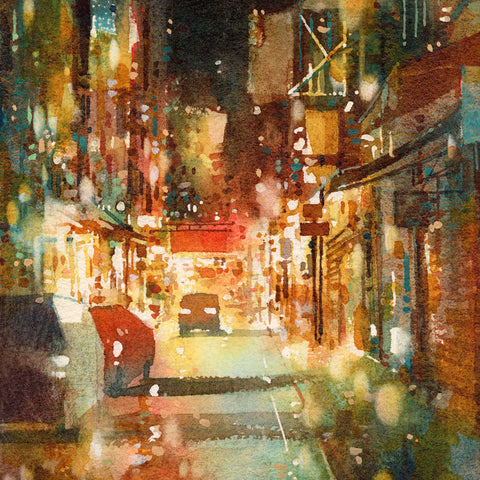 "Sheung Wan no.2" 28.5x28.5cm (Original Painting)