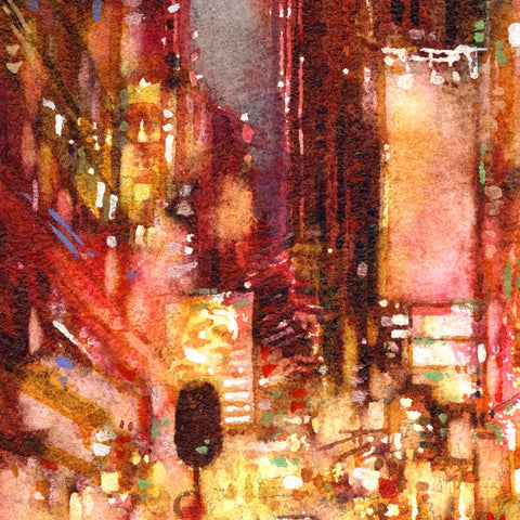 "Causeway Bay no.6" 28.5x28.5cm (Original Painting)