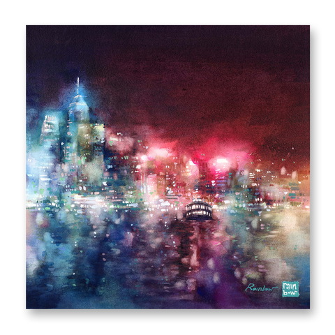 "Pearl of Orient no.27" 38x38cm (Original Painting)