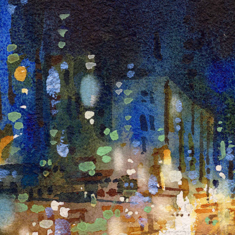 "Night Rush" 18x26cm (Original Painting)