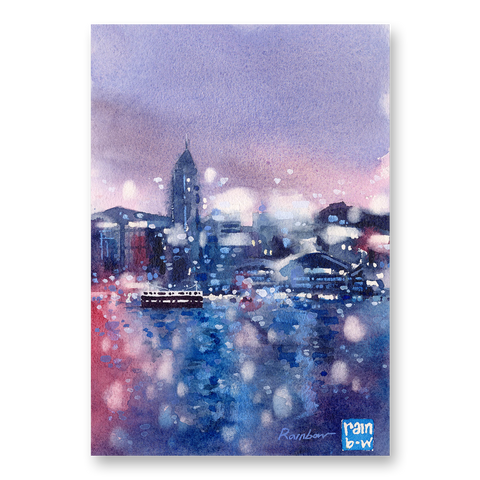 "Harbour no.9" 26x18cm (Original Painting)