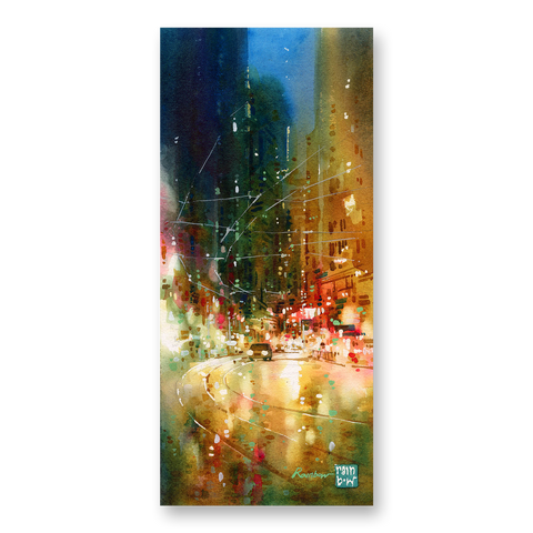"Wan Chai no.4" 47x27cm (Original Painting)
