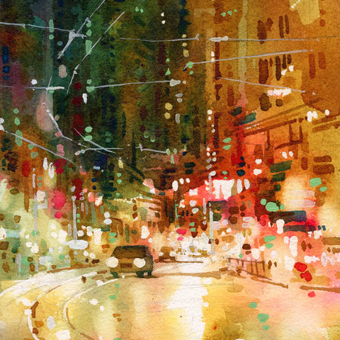 "Wan Chai no.4" 47x27cm (Original Painting)