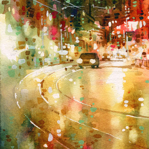 "Wan Chai no.4" 47x27cm (Original Painting)