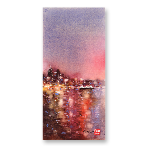 "Pearl of Orient no.26" 47x27cm (Original Painting)