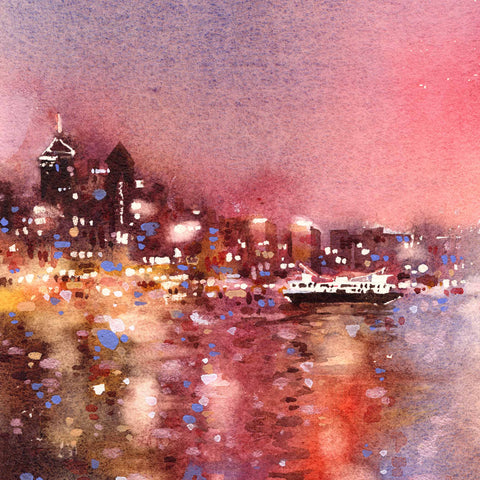 "Pearl of Orient no.26" 47x27cm (Original Painting)