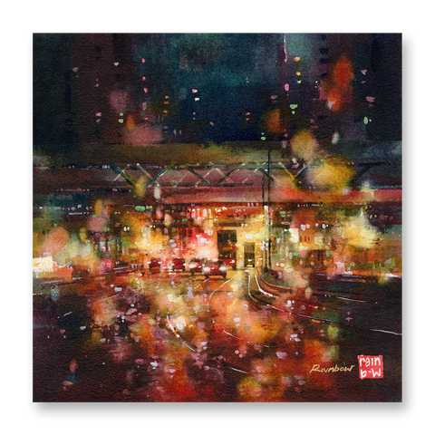 "Quarry Bay no.3" 28.5x28.5cm (Original Painting)