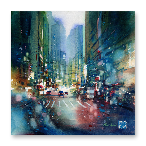 "Wan Chai no.3" 28.5x28.5cm (Original Painting)