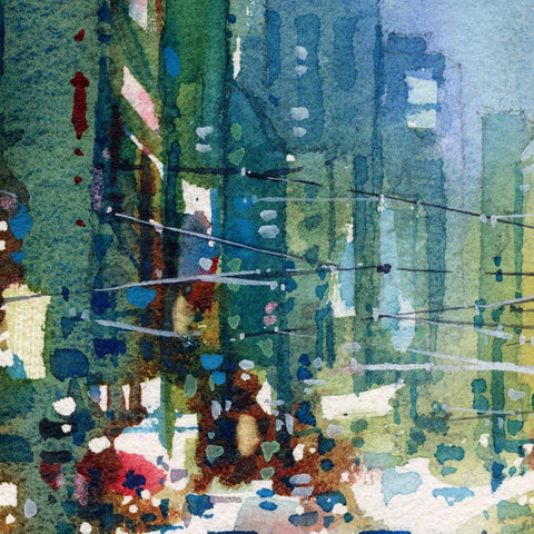 "Wan Chai no.3" 28.5x28.5cm (Original Painting)